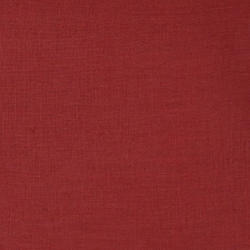 Pillow Decor - Tuscany Linen Red 17 Throw Pillow, 17x17