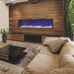 Amantii Built In Electric Fireplace 72" Deep - Indoor Fireplaces