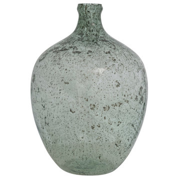 Recycled Glass Vase, Green