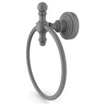 Allied Brass - Retro Wave Towel Ring, Matte Gray - The traditional motif from this elegant collection has timeless appeal. Towel ring is constructed of solid brass and is an ideal six inches in diameter. It is ideal for displaying your favorite decorative towels or for providing the space for daily use.