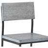 Sawyer Wood/Metal Dining Chair, Gray