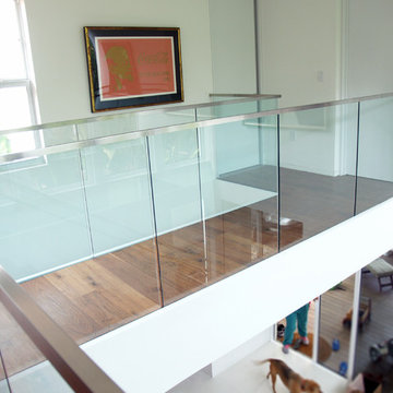 Miami Beach Home Glass Railings Installation