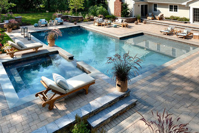 Inspiration for a timeless pool remodel in Providence