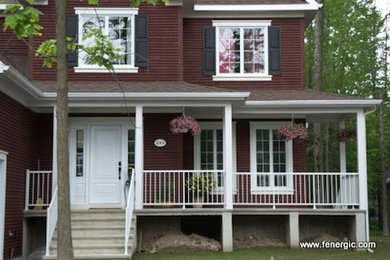 Inspiration for an exterior home remodel in Montreal