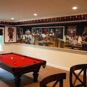 University of Arizona Sports Bar themed Mural by Tom Taylor of Wow Effects