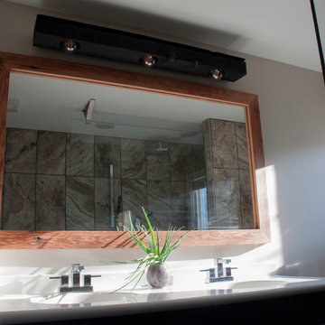 Split/Light and Douglas Fir Mirror