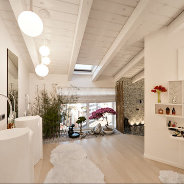 UN ATTICO IN STILE LOFT IN MILANO