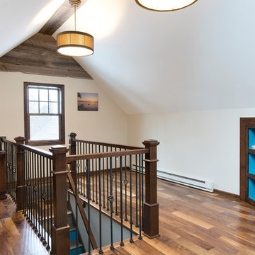 Attic master suite with a Hobbit Hole