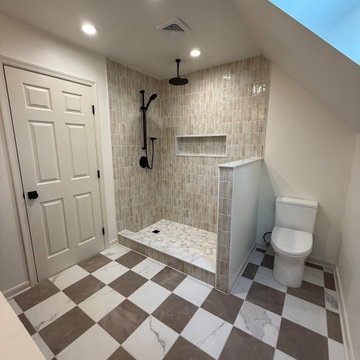 Master Suite Remodel: Closet Converted to Bathroom and Bathroom Converted to Lau