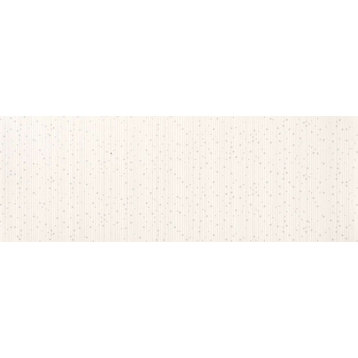 Pearl White Drop, Wall Tile, Rectified White Body Tile, 13"x36" Sample