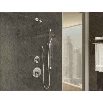 Symmons Dia Shower Trim Kit, 2-Handles, Single Spray, Polished Chrome