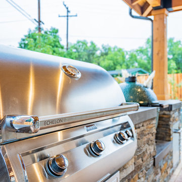 Backyard Oasis with Outdoor Kitchen and Entertaining Area