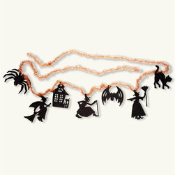 Spellbinding Silhouettes Halloween Garland - Holiday Accents And Figurines
