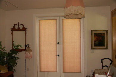 Cell shades on French Doors