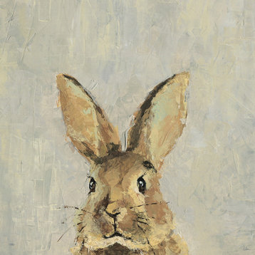 "What up Rabbit II" Painting Print on Wrapped Canvas, 12"x12"
