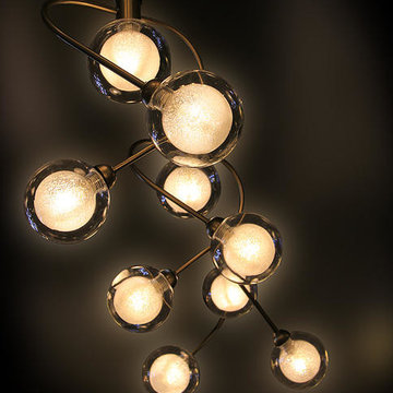 REFLECTION SNOW MODERN MULTI PENDANT CHANDELIER