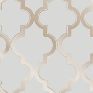 Marrakesh Bronze Gray Peel and Stick Wallpaper