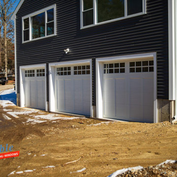 Conventional House Addition with 3 Car Garage In East Bridgewater, Massachusetts