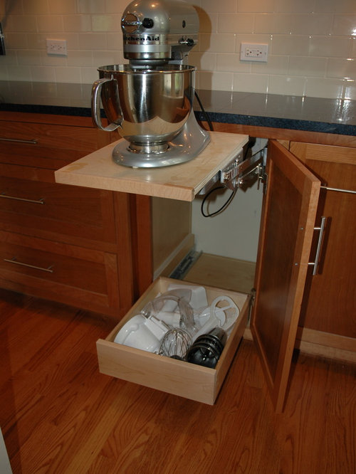 Stand Mixer Storage Ideas, Pictures, Remodel and Decor