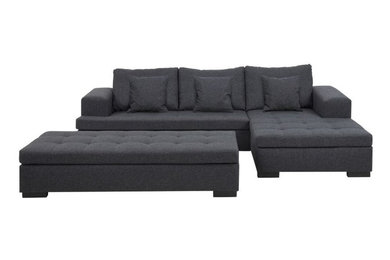 Chaiselong sofa i klassisk look