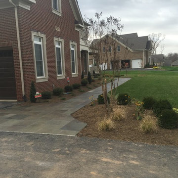 Front sidewalk Pa bluestone