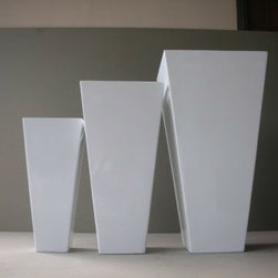Light Concrete Pot - Outdoor Pots And Planters