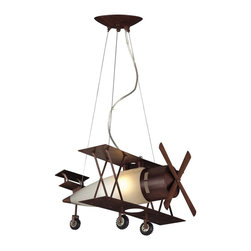 Elk Lighting Novelty Pendant (airplane) - Novelty Lighting
