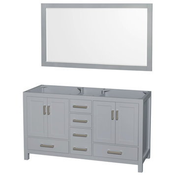Wyndham Collection WCS141460DSXXM58 Sheffield 60" Double - Gray