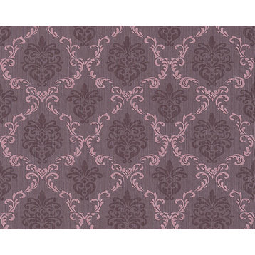 Textured Wallpaper Baroque Classical Fabric, 956295