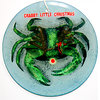 X-Ray Photograph Glass Ornament with Crabby Little Christmas Design