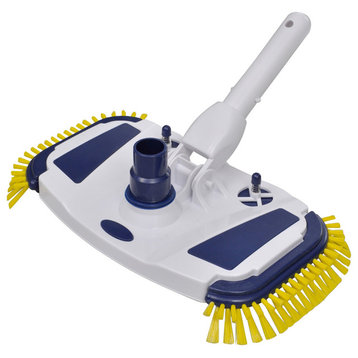vidaXL Pool Vacuum Head Vacuum Attachment Pool Cleaner Brush with Side Brush