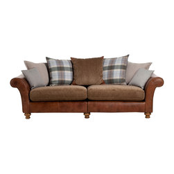 Barker and Stonehouse - Spurling 4 Seater Pillow Back Sofa - Sof&aacute;s