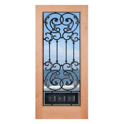 KNOTTY ALDER 1 LITE DOOR- AMBASSADOR | ETO DOORS - Front Doors