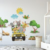 Safari Jeep Adventure Ride Set! Removable Wall Decals