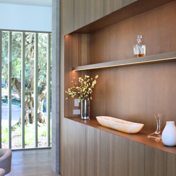 California Modern Dining Room Millwork Detail