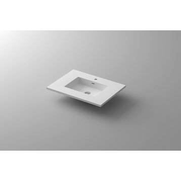 VIVA Stone 30" Matte White - Solid Surface Countertop