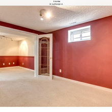 Basement tv Room