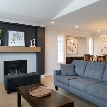 Open Concept Living and Dining Room