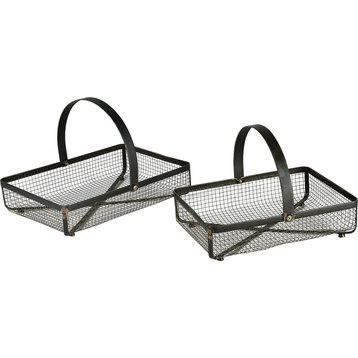 2-Piece Howell Baskets, Rustic