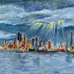 Lights of Boston, Bill Flowers - Fine Art Prints