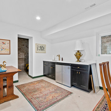 Custom Basement Remodel with New Bathroom