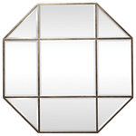 Uttermost - Uttermost 09569 Daniella - 48" Octagon Mirror - This Contemporary, Octagon Shaped Mirror Was CreatDaniella 48"  Octago Antique Brushed Bras *UL Approved: YES Energy Star Qualified: n/a ADA Certified: n/a  *Number of Lights:   *Bulb Included:No *Bulb Type:No *Finish Type:Antique Brushed Brass