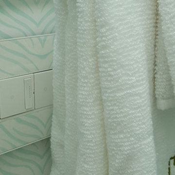 adorne® sofTap Dimmer Switch and adorne® Touch Switch in a 2-Gang Wall Plate