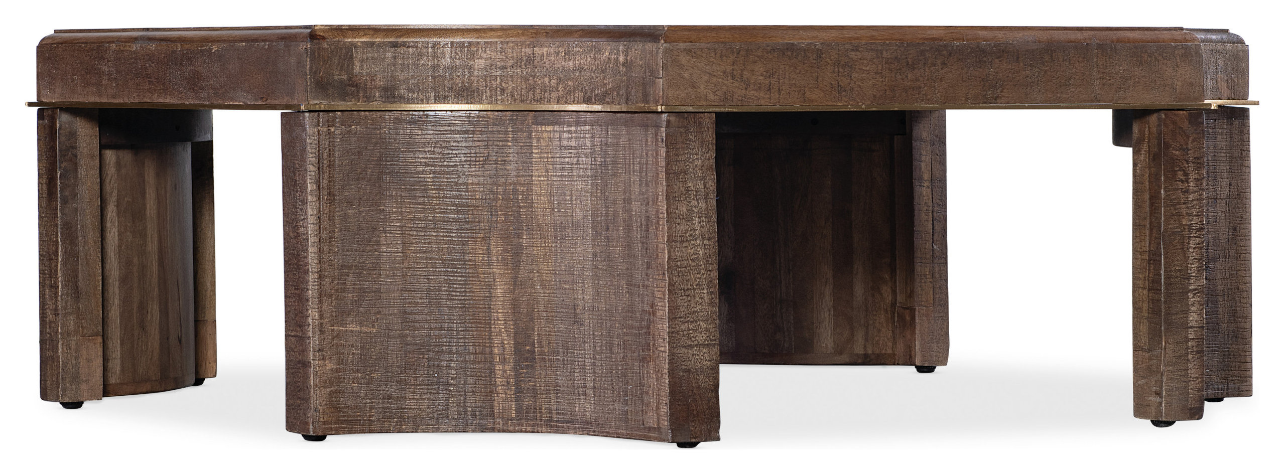 Commerce and Market Cocktail Table - Rustic - Coffee Tables - by Hooker ...