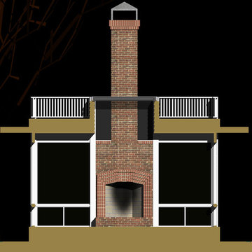 Screened Porch in Highland Park Texas