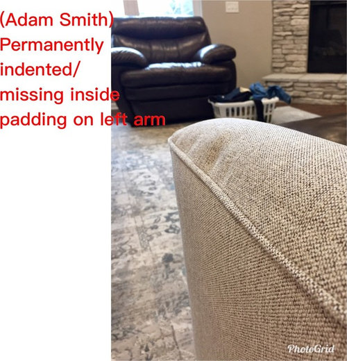 Do these look like manufacturing defects in sofa?