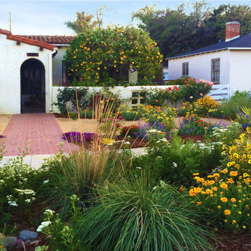 Vivacious Mediterranean Front Yard