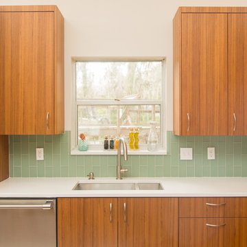 Mid-Century Modern Teak Kitchen