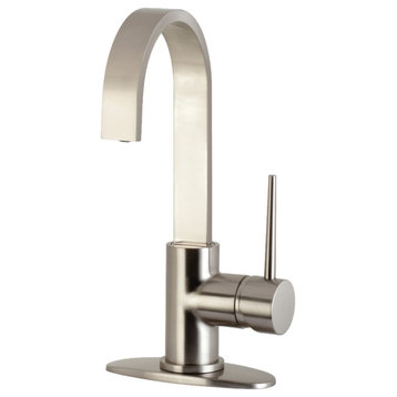 Kingston Brass LS861.NYL New York 1.75 GPM 1 Hole Bar Faucet - Brushed Nickel
