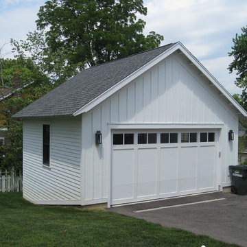 Roof & Gutter Installation on house and garage, Barrington IL